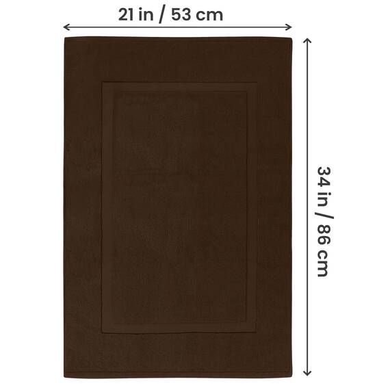 Utopia Towels SYNCHKG038941 Badematte, Baumwolle, Dunkelbraun, Stück: 1
