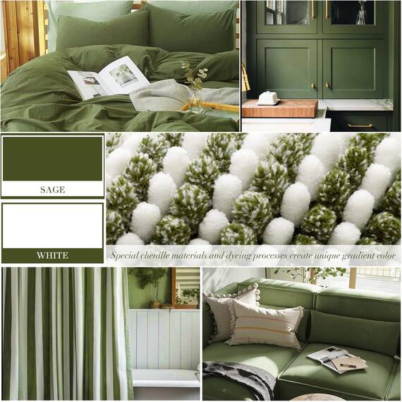 BSICPRO Badezimmerteppiche und -matten, 2-teilig, dick, saugfähig, Chenille, Badematten-Set, rutschfest, weich, zottelig, für Badezimmer, maschinenwaschbar (50,8 x 152,4 cm plus 50,8 x 81,3 cm,