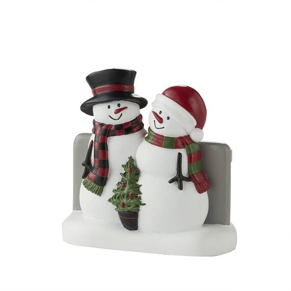 SKL Home Weihnachten/Geschenk Woodland Winter Schneemann Zahnbürstenhalter, Harz, Mehrfarbig, 4" W x 33" L (Pack of 1)