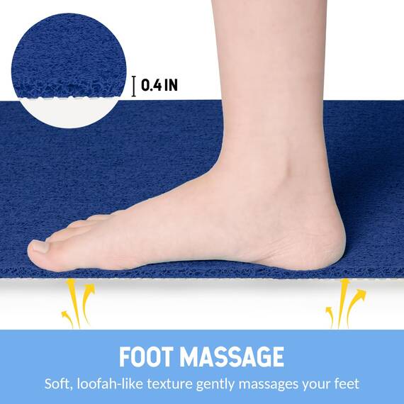 Hargiis Rutschfeste Badewannenmatte, rutschfeste Duschmatte, schnell trocknende Badewannenmatten, Fußschrubber Matte, Anti-Rutsch-Matte für Badewanne, Boden, Badezimmer, Küche, Zuhause, Hotel