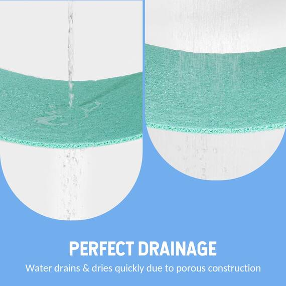 Hargiis Rutschfeste Badewannenmatte, 2 Stück, rutschfeste Duschmatte, schnell trocknende Badewannenmatten, Fußschrubber Matte, Anti-Rutsch-Matte für Badewanne, Boden, Badezimmer, Küche, Zuhause, Hotel