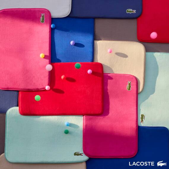 Lacoste Crocodile Rug, 19"x30", Falcon