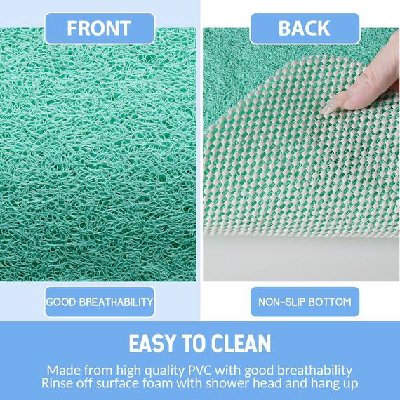 Hargiis Rutschfeste Badewannenmatte, rutschfeste Duschmatte, schnell trocknende Badewannenmatten, Fußschrubber Matte, Anti-Rutsch-Matte für Badewanne, Boden, Badezimmer, Küche, Zuhause, Hotel