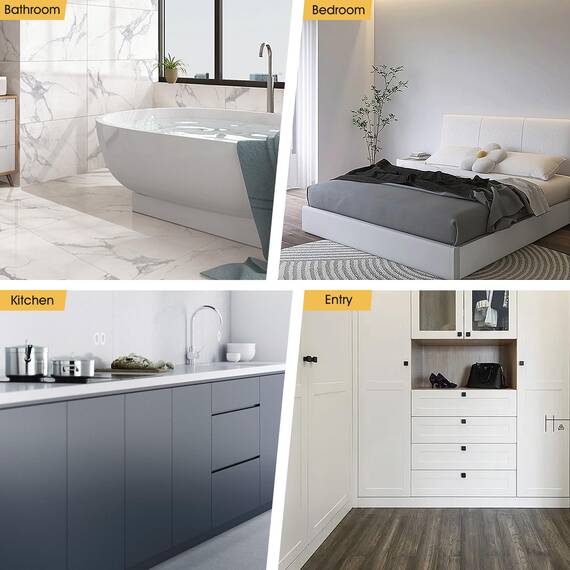 ACCUMTEK Upgrade Extra großes Salbei-Badezimmerteppich-Set, 3-teilig, ultraweich, dick, saugfähig, rutschfest, Chenille-WC-Vorleger für Badezimmer, Schlafzimmer, Küche, Minze