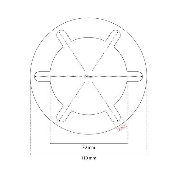 Trapflex Haarfänger Set (20 Stück) | Haarsieb für Ablaufgarnituren/Duschabläufe | Durchmesser: 11cm | HF90 | Passend für Abflüsse mit Ventilabdeckung (Nordona, Aquabad)