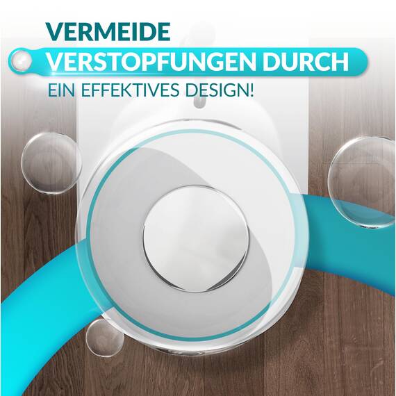 EsGo Sanitär - Universal Waschbeckenstöpsel 40mm - Geeignet für Alle Handelsüblichen Waschbecken und Bidets - Edelstahl Abflussstopfen Höhenverstellbar
