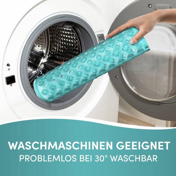 Engelbach® Badewannenmatte rutschfest Inkl. 2 Haken zum Trocknen 88x40cm - Badewanne Antirutschmatte 100% BPA-Frei - Badewanneneinlage schimmelresistent & maschinenwaschbar