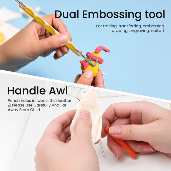 MELARQT 16-teiliges Bastelwerkzeug-Set, Vinyl Unkrautwerkzeuge, Craft Basic Set, Craft Vinyl Tools Kit für Silhouetten/Cameos/Schriftzug/Schneiden/Spleißen