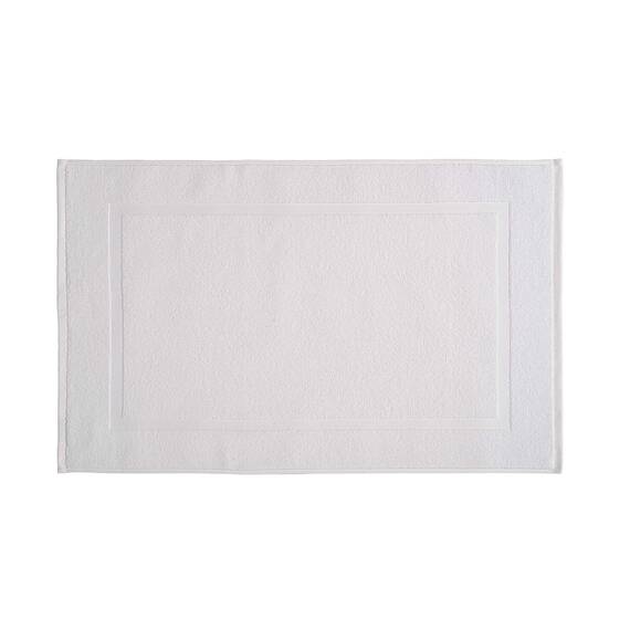 Amazon Basics AmazonCommercial Badematten-Set, 100% Baumwolle, 6 Stück, 50,8 x 76,2 cm, 684 g/m², Weiß
