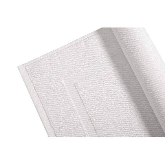 Amazon Basics AmazonCommercial Badematten-Set, 100% Baumwolle, 6 Stück, 50,8 x 76,2 cm, 684 g/m², Weiß