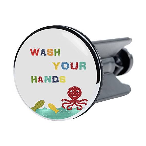 Sanilo Waschbeckenstöpsel Wash Your Hands, viele schöne Stöpsel für das Waschbecken zur Auswahl, hochwertige Qualität