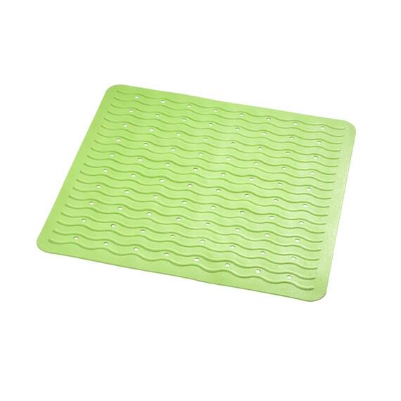 RIDDER Duscheinlage, Duschmatte ca. 54x54 cm, Playa, grün | Allergikerfreundlich | Made in Germany | Nachhaltig | Recyclebar | Waschbar | PVC-frei
