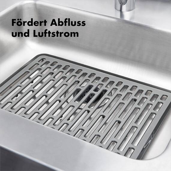 OXO Good Grips Praktische Spülbeckeneinlage aus PVC-freiem Silikon – groß