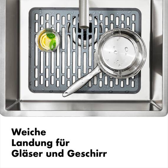 OXO Good Grips Praktische Spülbeckeneinlage aus PVC-freiem Silikon – groß