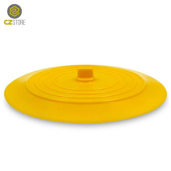 CZ Store Silikon-Abflussstopfen | 15 cm Flexibel & wasserdicht - Universal-Abdeckung für Edelstahl-Küchenspüle, Keramik-Badewanne, Toilette, Waschbecken, Dusche – Gelb