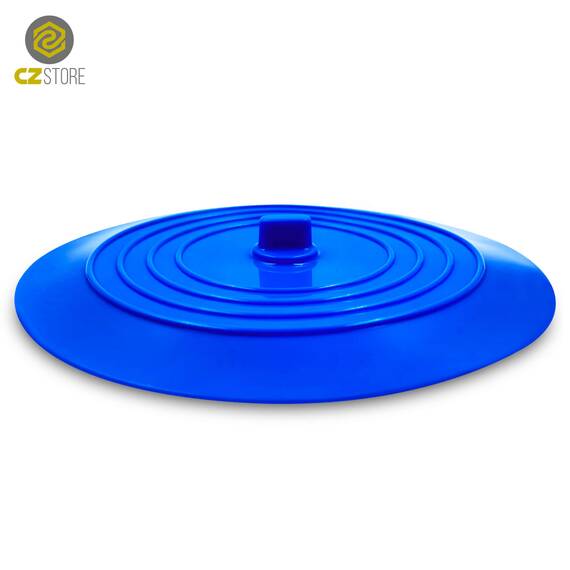 CZ Store Silikon-Abflussstopfen | 15 cm Flexibel & wasserdicht - Universal-Abdeckung für Edelstahl-Küchenspüle, Keramik-Badewanne, Toilette, Waschbecken, Dusche - Grau (Weiß/Grau/Blau)