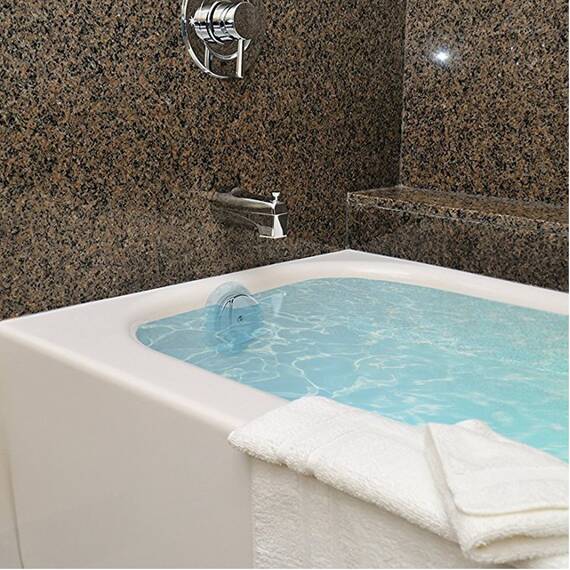 Badewannen Überlauf Abdeckung für Tiefe Wasser-Bäder, tiefer Bad-Abfluss-Abdeckung fügt Zoll des Wanne Wassers für Wärmer und Bequeme Dusche hinzu
