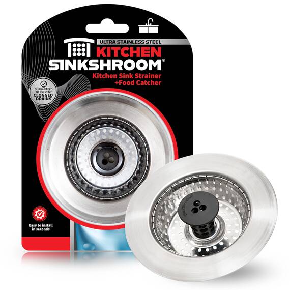 SinkShroom Verstopfungsfreies Spülbecken aus Edelstahl Standard