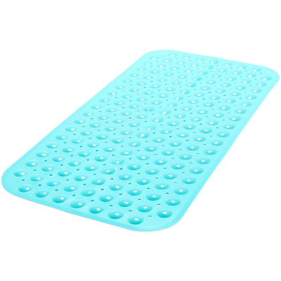 TIKE SMART Große rutschfeste Badewannen- und Duschmatte, 78.7x40.6 cm (nur glatte/nicht strukturierte Badewannen), sicher, sauber, maschinenwaschbar, Türkis/Grün-Blau, Größe M