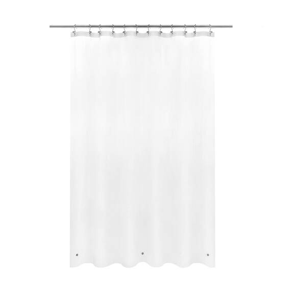 Barossa Design Mattierter innerer Duschvorhang, Premium-PEVA-Duschvorhang für Badezimmer, BPA- und PVC-frei, ohne chemischen Geruch, Leichter Duschvorhang mit 3 Magneten, Metallösen, Standardgröße