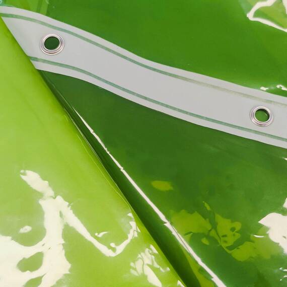 Barossa Design Transparenter grüner Duschvorhang, Premium-PVA-Duscheinlage mit 3 Magneten und Metallösen, wasserdicht, leicht, Standard-Größe, Duschvorhänge für Badezimmer, durchscheinendes Grün