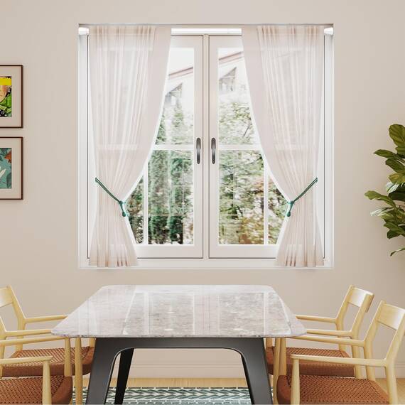 ZipGlo Duschvorhangstange 75-165cm Ausziehbar Duschvorhangstange für Badezimmer, Fenster, Kleiderschrank, ohne Bohren, Weiß 1 Stück Ø 22 mm
