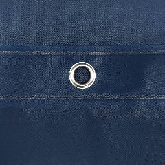 Marineblauer Duschvorhang, Premium-PVA-Duscheinlage für Badezimmer, BPA- und PVC-frei, kein chemischer Geruch, Leichter Duschvorhang in Standardgröße mit 3 Magneten, Metallösen, Marineblau