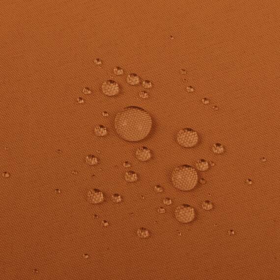 Alyvia Spring Duschvorhang aus Stoff, wasserdicht, weich, Hotelqualität, mit 3 Magneten, leicht und maschinenwaschbar, Standardgröße 183 x 183 cm, Burnt Orange