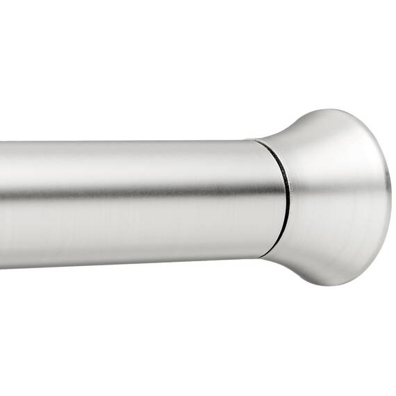 Amazon Basics Verstellbare Duschvorhang-Spannstange, 61 bis 91 cm, Nickel