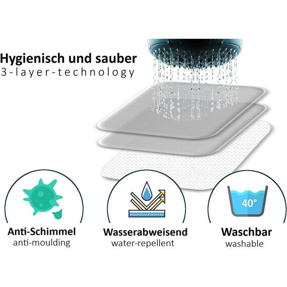 arteneur® - Meeres Schildkröten - Anti-Schimmel Duschvorhang 120x200 - Recycelt mit Öko-Tex Standard 100 - Beschwerter Saum, Blickdicht, Wasserdicht, Waschbar, 8 Haken & E-Book