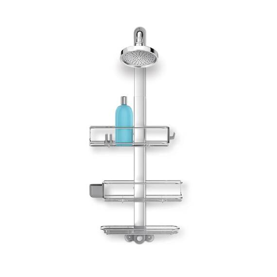 Simplehuman BT1099 Duschregal, Edelstahl, Silber, 15 x 36.8 x cm, 1 Einheiten