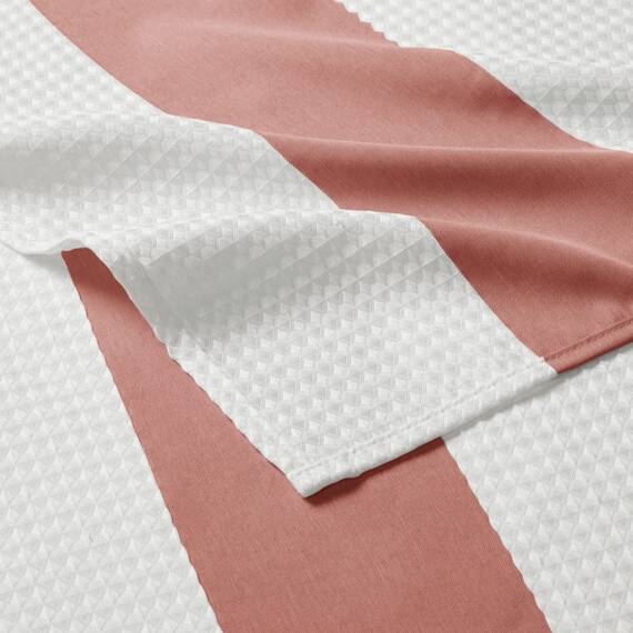 Madison Park Duschvorhang, Waffelgewebe, Stoff-Duschvorhang mit 3M-Scotchgard-Feuchtigkeitsmanagement, hochwertige Spa-Qualität, Moderne Duschvorhänge für Badezimmer, Standard 182,9 x 182,9 cm,