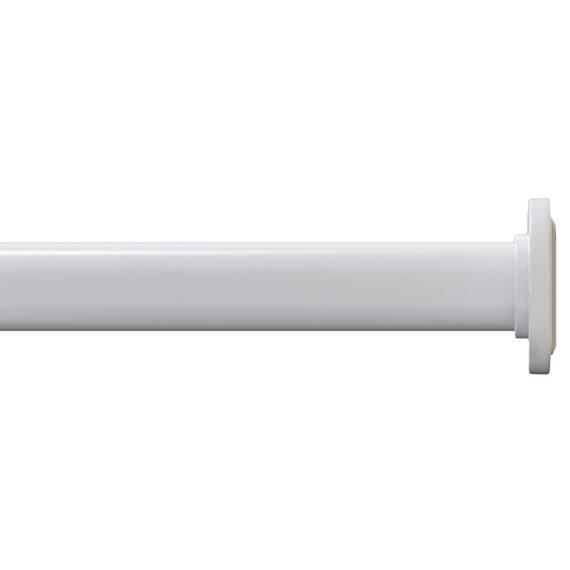 Ivilon Gardinenstange für kleine Fenster oder Dusche, 40,6 bis 61 cm, Weiß
