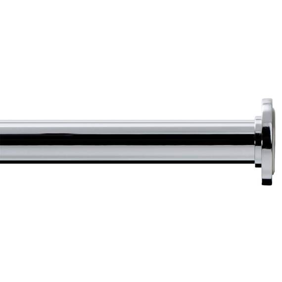 Ivilon, Spannvorhangstange, Federspannstange für Fenster oder Dusche, 137 bis 228 cm Chrom