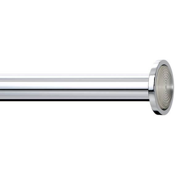 Ivilon, Spannvorhangstange, Federspannstange für Fenster oder Dusche, 61 bis 91,4 cm Chrom