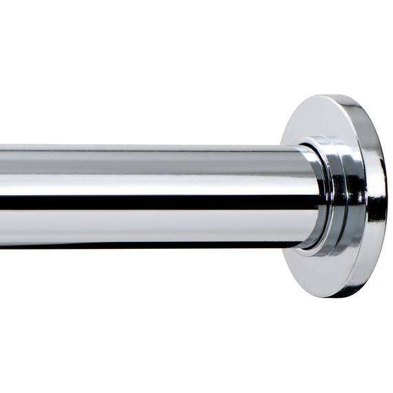 Ivilon, Spannvorhangstange, Federspannstange für Fenster oder Dusche, 61 bis 91,4 cm Chrom