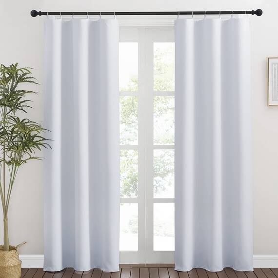 KGORGE Verdunkelungsvorhänge, wärmeisolierend, geräuschreduzierend, abnehmbare Einlagen für 106.7 cm breitex213.4 cm lange Vorhänge/Schlafzimmerfenster, 2 Paneele, 101.6 cm breitx203.2 cm lang