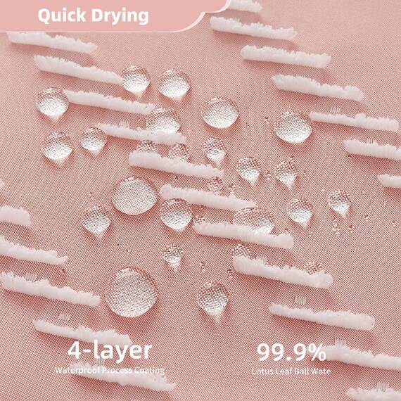 Extra langer rosa Boho-Duschvorhang mit weißer Quaste, gewebter Stoff, 213,4 cm, getufteter Chevron-Streifen, 72 x 84, modern, schick, strukturiert, minimalistisch, niedlicher Duschvorhang für
