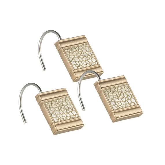 Popular Bath Champagner Sinatra, Harz, Shower Hooks, 12