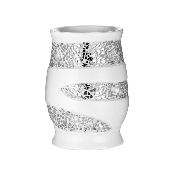 Popular Bath Sinatra Collection Seife Trinkglas Tumbler weiß