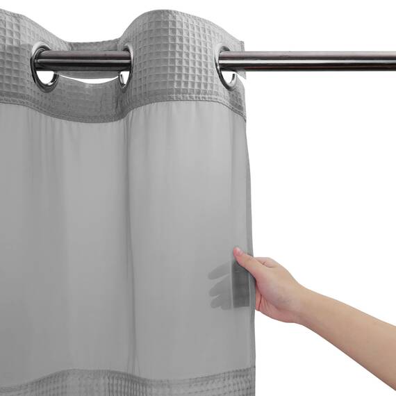 River Dream Lake Wanaka Duschvorhang-Set, Baumwollmischgewebe, Waffelgewebe, mit Ersatz-Futter, 137,2 x 203,2 cm