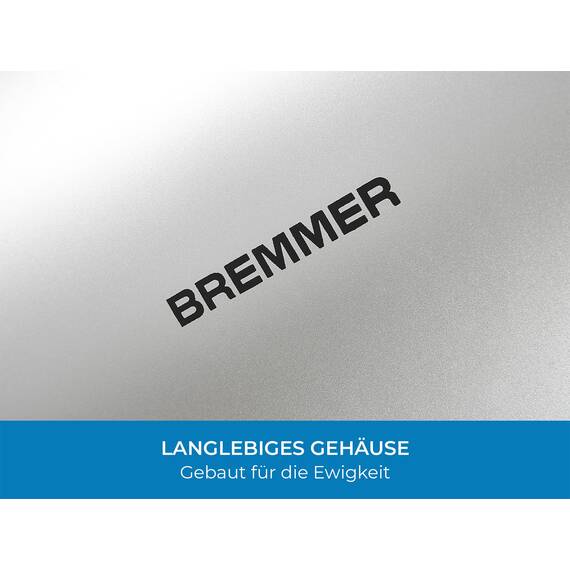 Bremmer Generic Turbo Handtrockner with Hohe Geschwindigkeit, Niedrigenergie, Umweltfreundlich, Elektrischer Trockner. Elektrische Handtrockner für Toiletten Gewerbe Silber