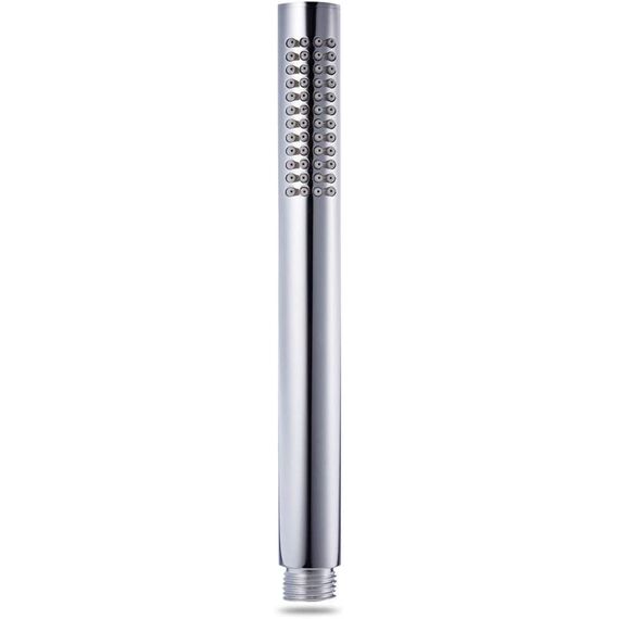 ACEFY Duschkopf wassersparend 1 Strahlart Handbrause/Stabhandbrause mit 48 Anti-kalk Dusen Duschbrause massiv Messing Verchromt