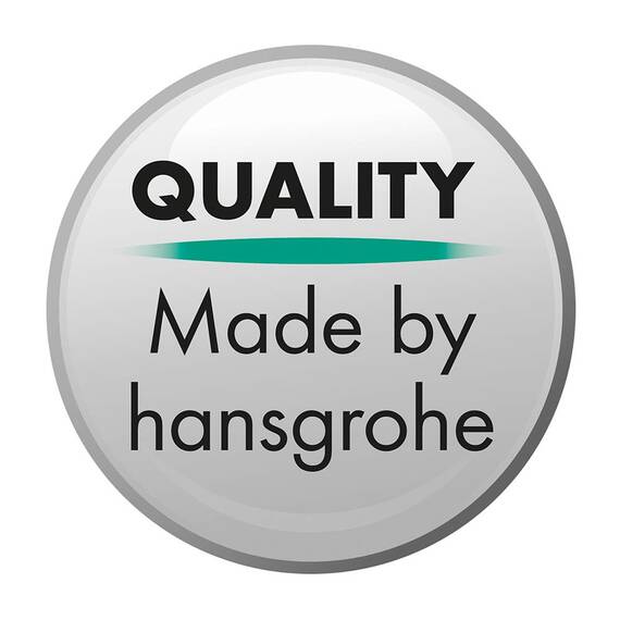 hansgrohe Rainfinity - Duschkopf, Handbrause mit 3 Strahlarten, runde Duschbrause (⌀ 130 mm), Brausekopf mit Antikalk-Funktion, Chrom