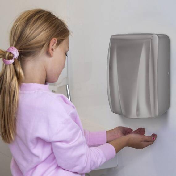 stardrix UL-zugelassener Edelstahl-Händetrockner mit HEPA-Filter, robuster automatischer elektrischer Hochgeschwindigkeits-Händetrockner für gewerbliche Toilette, gebürstet