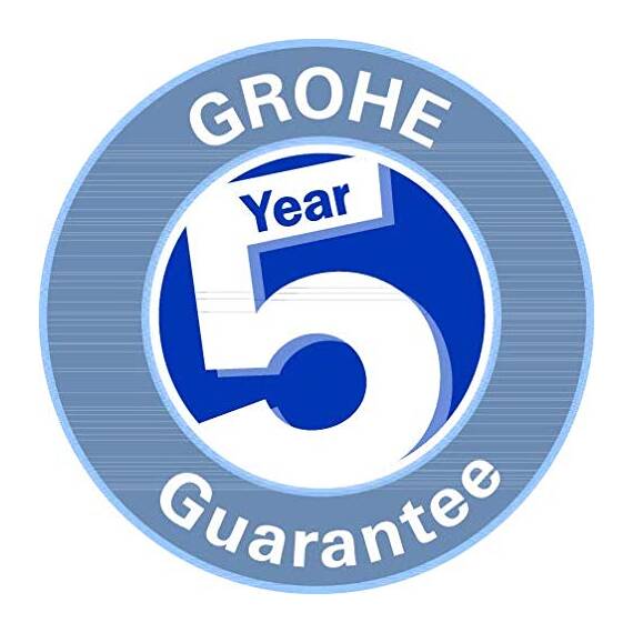 GROHE Vitalio Joy 260, Duschset ohne Armatur, wassersparend, 8l pro Min (Regendusche für vorhandene Armaturen, Kopfbrause mit 3 Strahlarten, Duschstange 74cm, Duschsystem), chrom, 27421002
