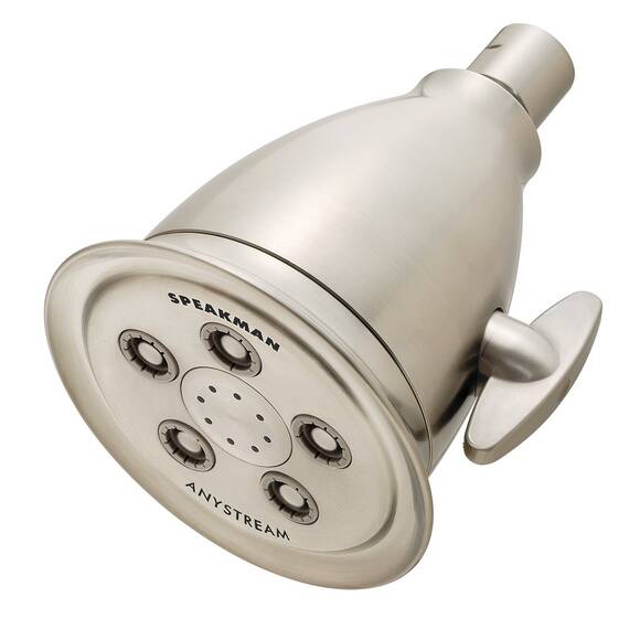 Speakman, S-2005-HB-BN-E2 Hotel Anystream Multifunktions-Duschkopf, 2,0 GPM, gebürstetes Nickel, verstellbar
