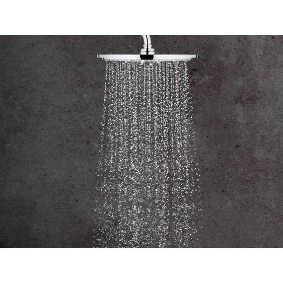 GROHE Euphoria 310 - Duschsystem mit Thermostatbatterie (Wandmontage, Antikalk System, mit Aquadimmer), rund, chrom, 26075000