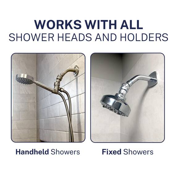 HammerHead Showers Massiver Metall-Duschkopf-Drehkugel-Adapter, ölgeriebene Bronze, verstellbare Schwenkkugel zum Einstellen des Duschkopfwinkels, Universalverbindungsgelenk für feste Handbrausen
