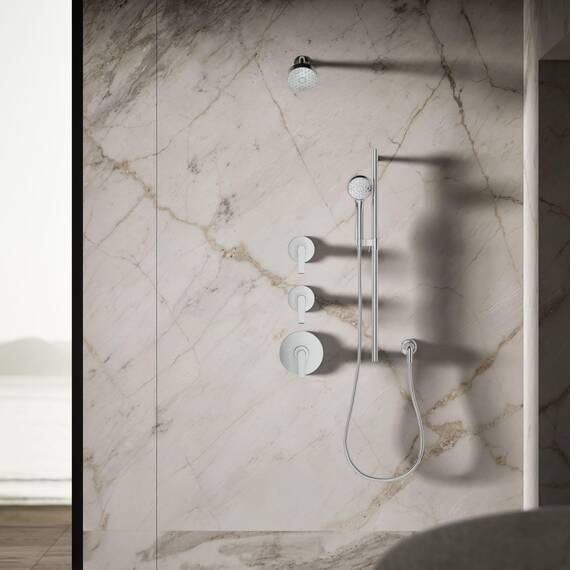 Kohler 72419-G-CP Erwachen Awaken Multifunktions-Duschköpfe, poliertes Chrom, Showerhead